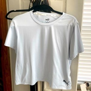 Workout crop tee